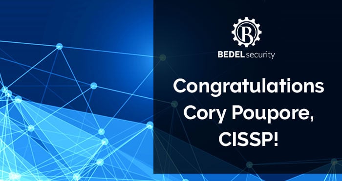 Congratulations, Cory Poupore, CISSP, vCISO Senior Advisor!